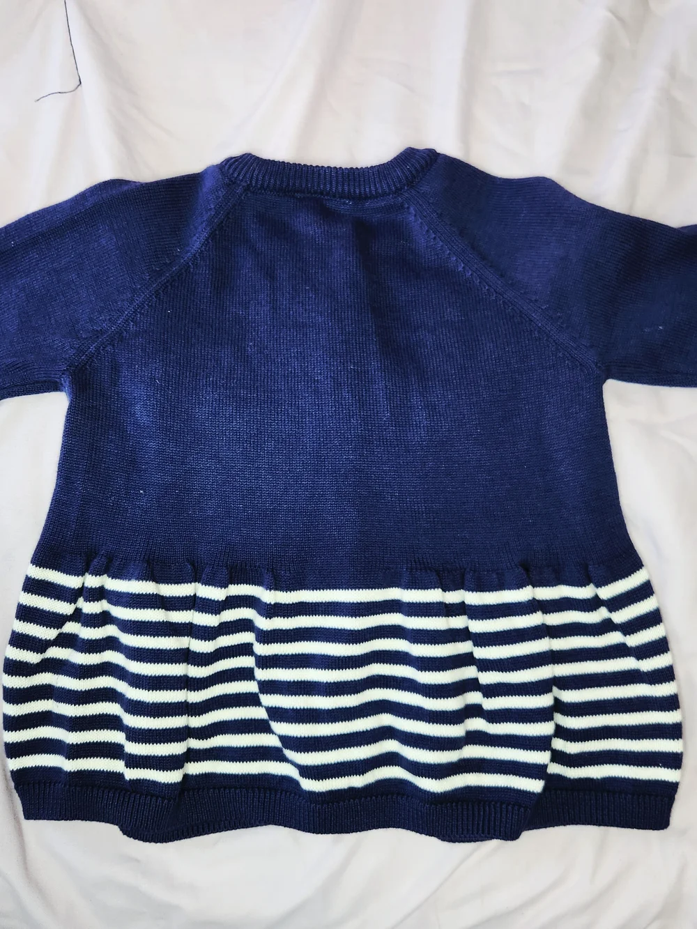 Navy Striped Knit Cardigan for Kids
